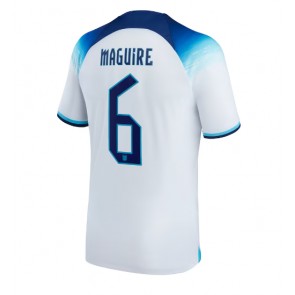 Anglia Harry Maguire #6 Koszulka Podstawowych MŚ 2022 Krótki Rękaw